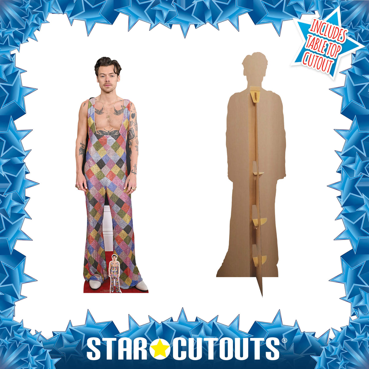CS1088 Harry S Dungarees Height 185cm Lifesize Cardboard Cut Out With Mini – product image 4