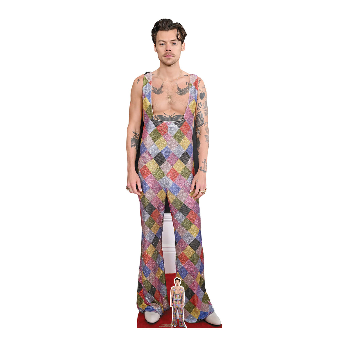 CS1088 Harry S Dungarees Height 185cm Lifesize Cardboard Cut Out With Mini – product image 6