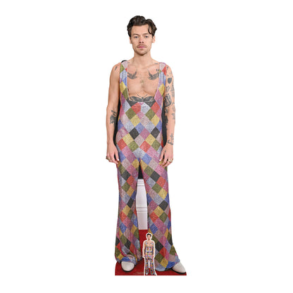 CS1088 Harry S Dungarees Height 185cm Lifesize Cardboard Cut Out With Mini