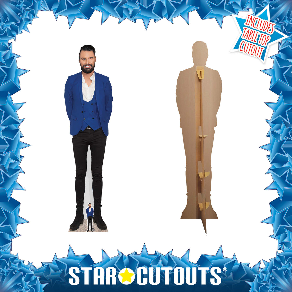 CS1097 Rylan Clark Height 194cm Lifesize Cardboard Cut Out With Mini – product image 5