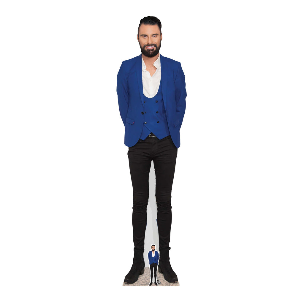 CS1097 Rylan Clark Height 194cm Lifesize Cardboard Cut Out With Mini – product image 1
