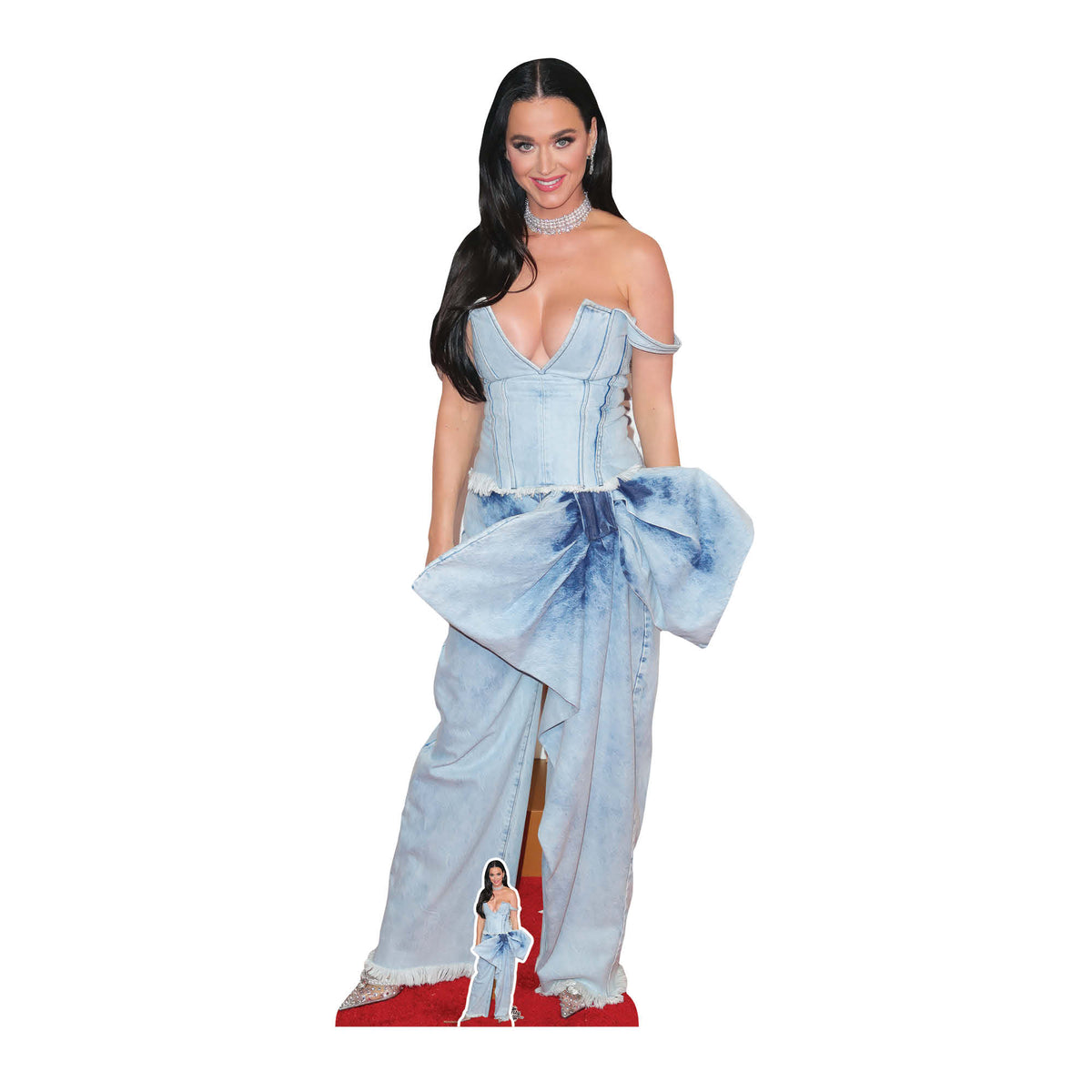 CS1103 Katy Perry Height 175cm Lifesize Cardboard Cut Out With Mini – product image 1