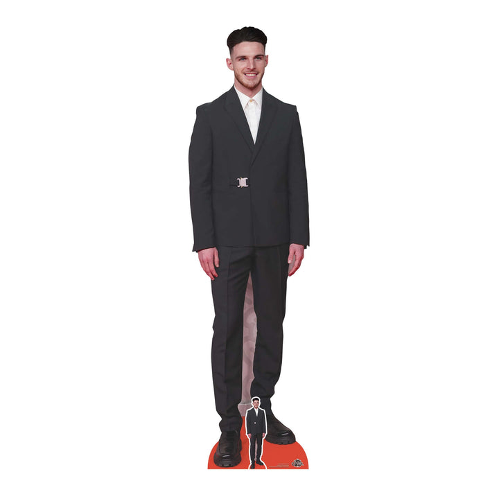 CS1133 Declan Rice Footballer World Cup 2026 Height 185cm Lifesize Cardboard Cut Out With Mini – product image 1
