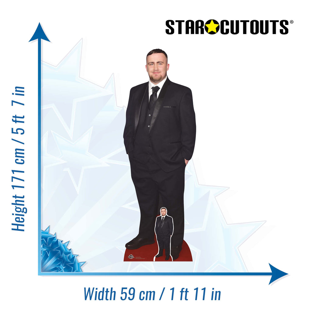 CS1204 Luke Littler Cardboard Cut Out Height 171cm – product image 2