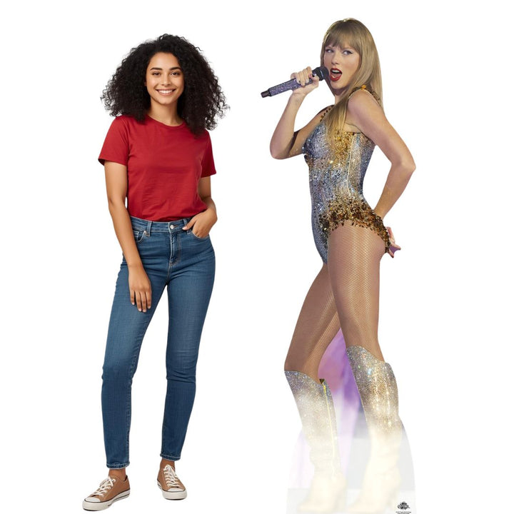 CS1227 Taylor On Stage Height 183cm Lifesize Cardboard Cut Out With Mini – product image 1