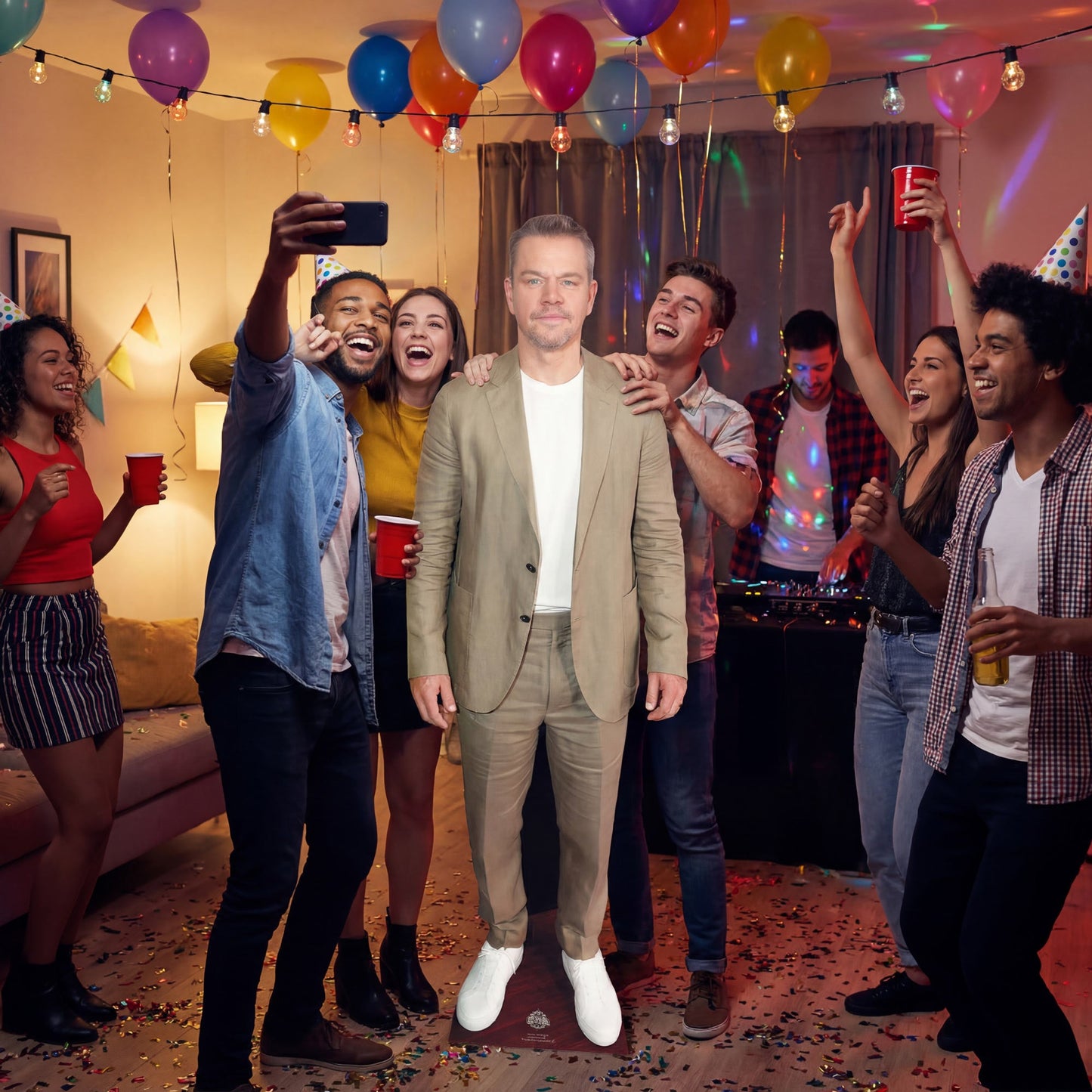 CS1293 Matt Damon Cardboard Cutout Height 179cm