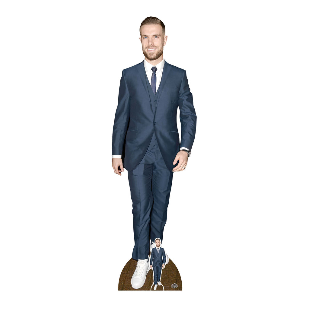 CS924 Jordan Henderson Footballer Height 186cm Lifesize Cardboard Cut Out With Mini – product image 1