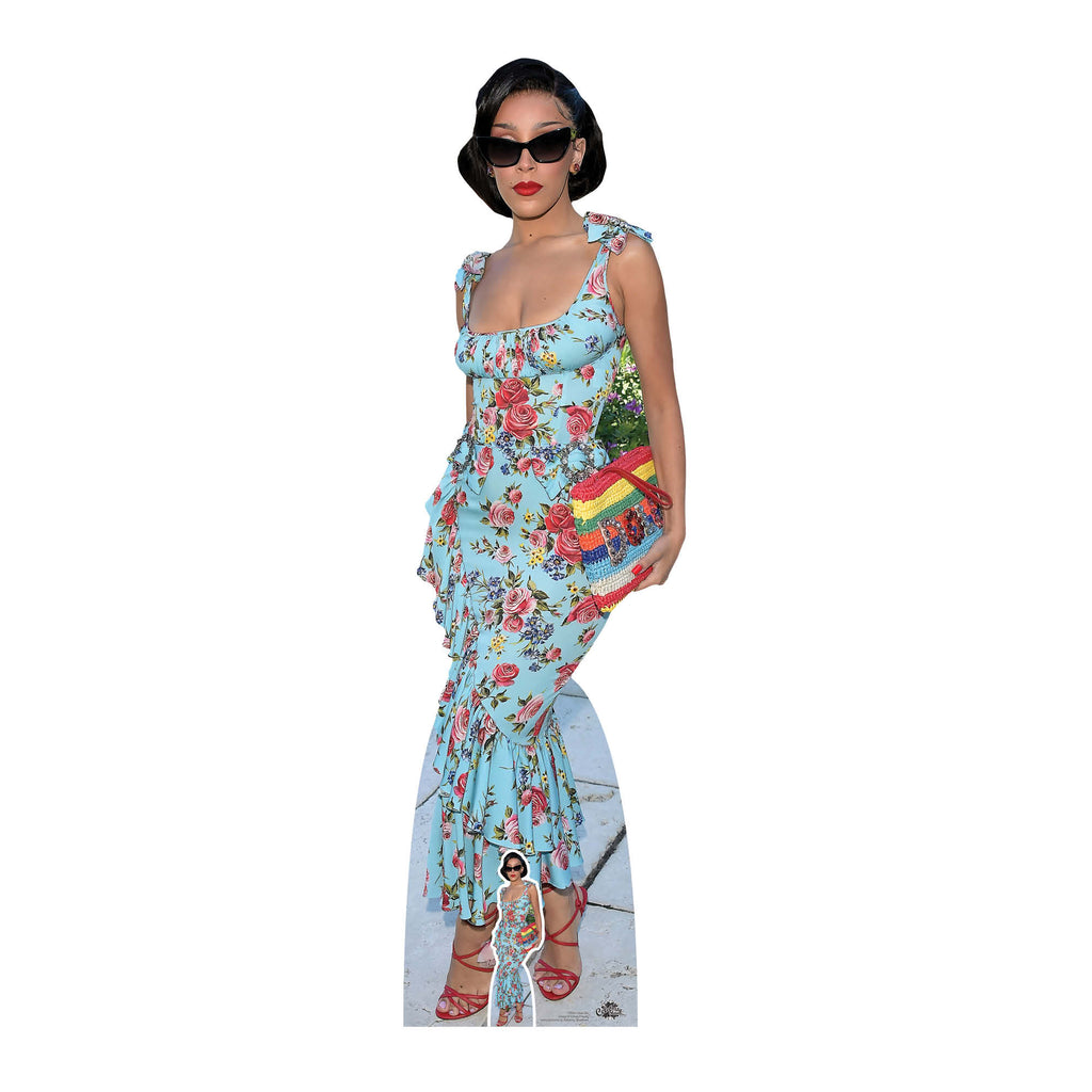 CS964 Doja Cat Height 165cm Lifesize Cardboard Cut Out With Mini – product image 1
