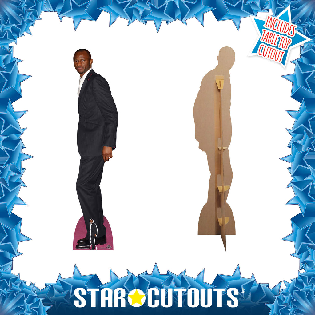 CS965 Patrick Vieira Football Manager Height 193cm Lifesize Cardboard Cut Out With Mini – product image 3