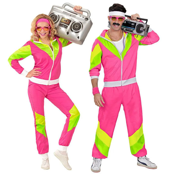 80s fashion fancy dress ideas Ladies 80s Costume Set 1980s Party Girl T-shirt Rainbow Skirt Girls Fancy Dress