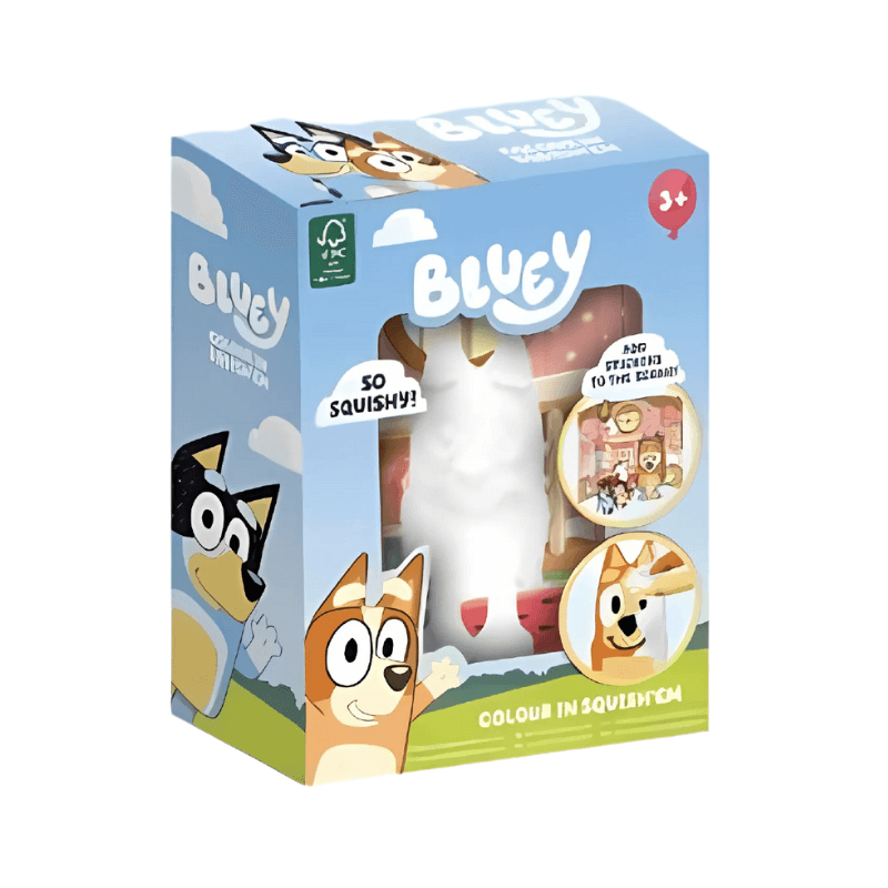Bluey Colour Your Own Squish'Em - Bingo