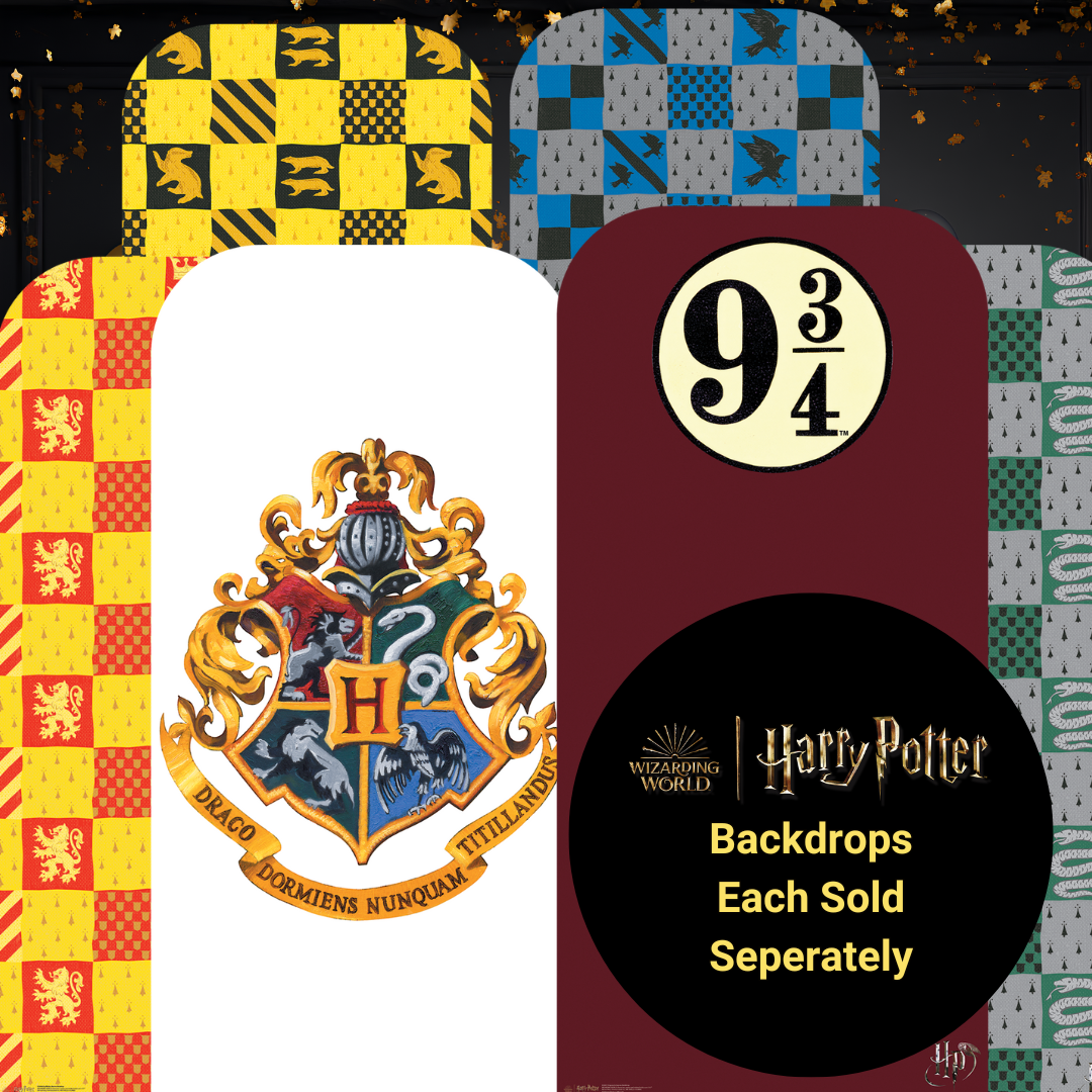 SC4450 Hogwarts Crest  Backdrop -  Sailboard Harry Potter Cardboard Cut Out Height 193cm