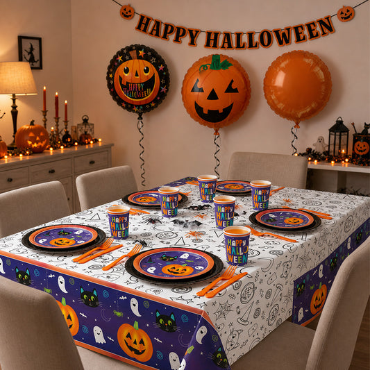 Halloween Friends Tableware Bundle (8pk)