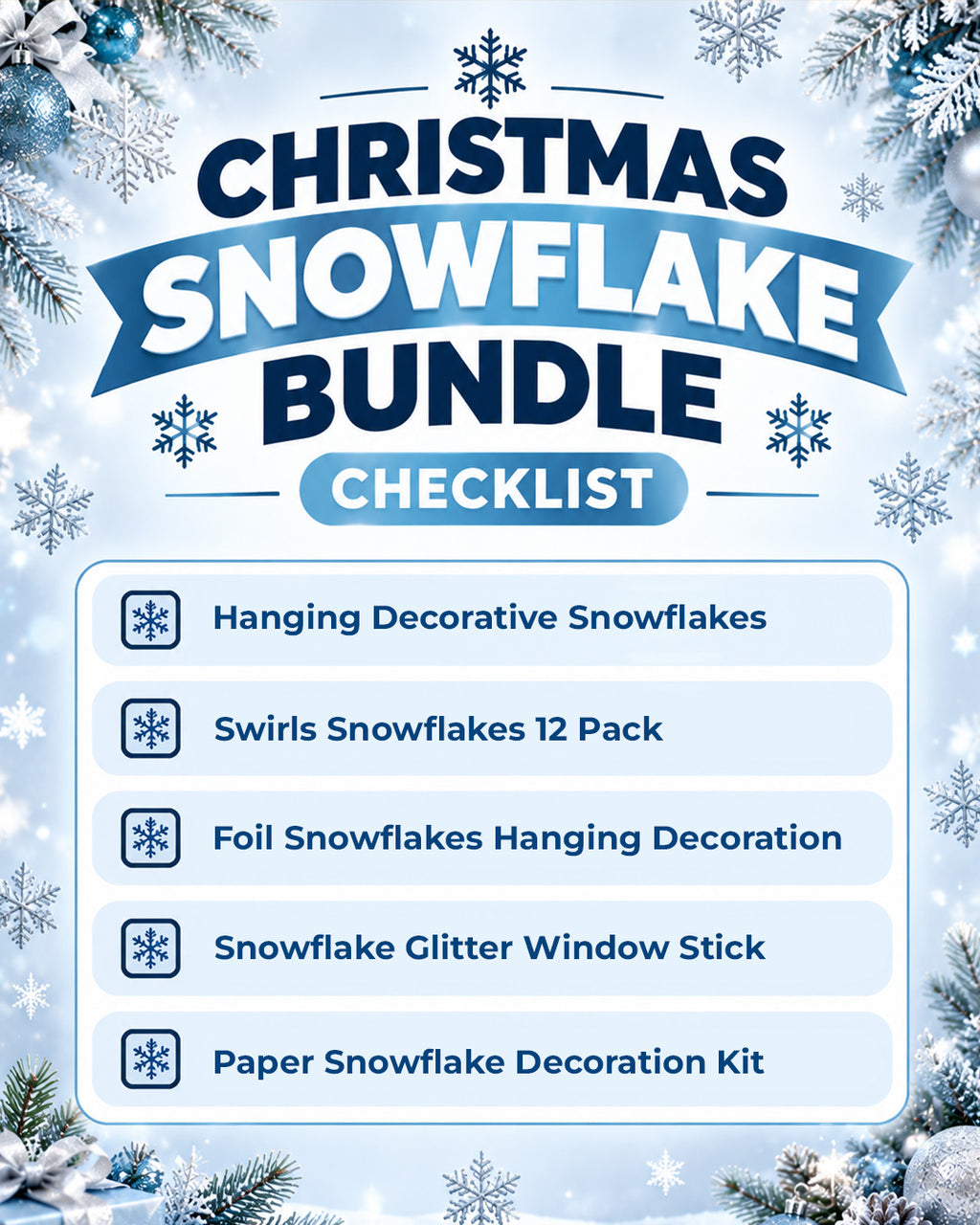 Christmas Snowflake Bundle