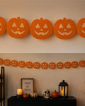 Pumpkin Tissue Paper Garland - 3m