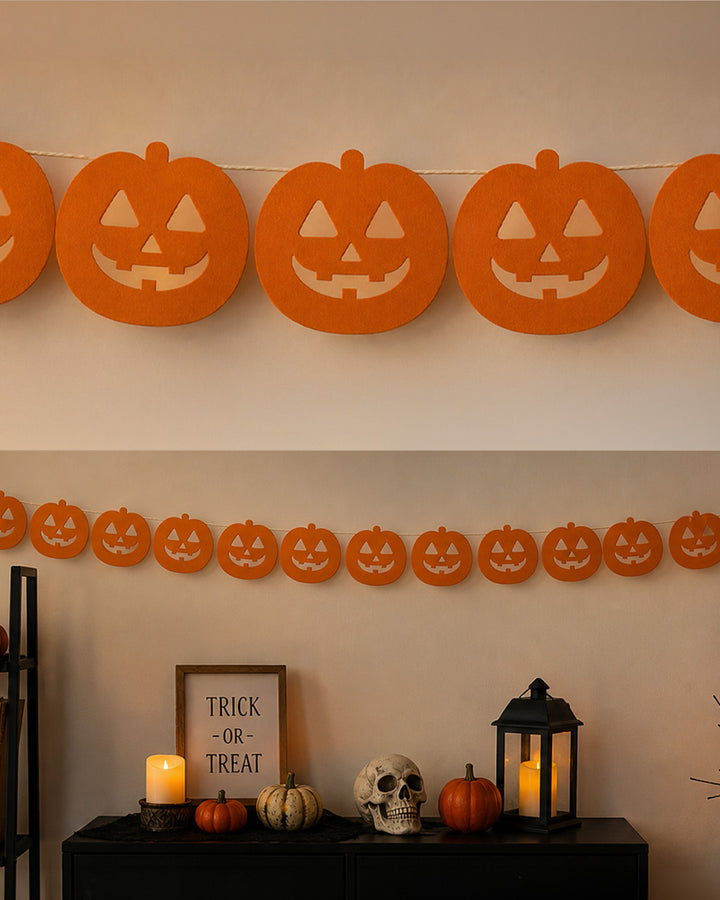 Pumpkin Tissue Paper Garland - 3m – product image 1