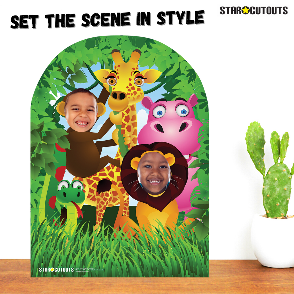 SC717 Jungle stand in (child) Cardboard Cut Out Height 120cm – product image 3