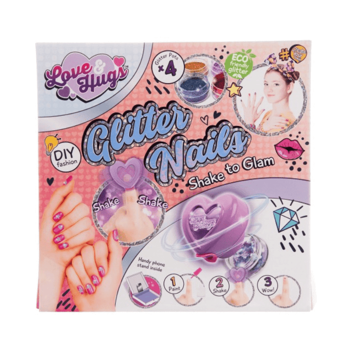 Love & Hugs Eco Friendly Glitter Nail Kit – product image 1