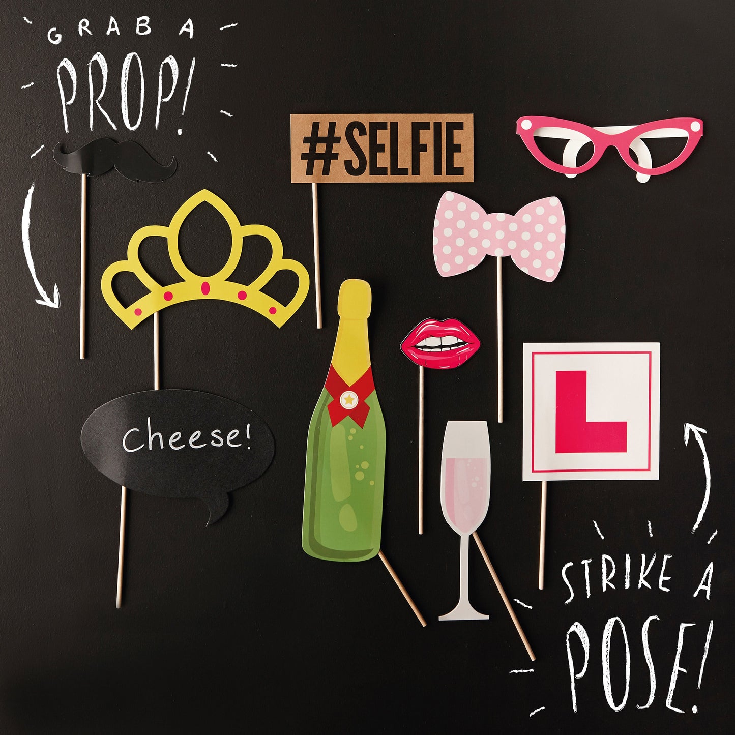 Photo Booth Props - Hen Party  - Photo Booth Range