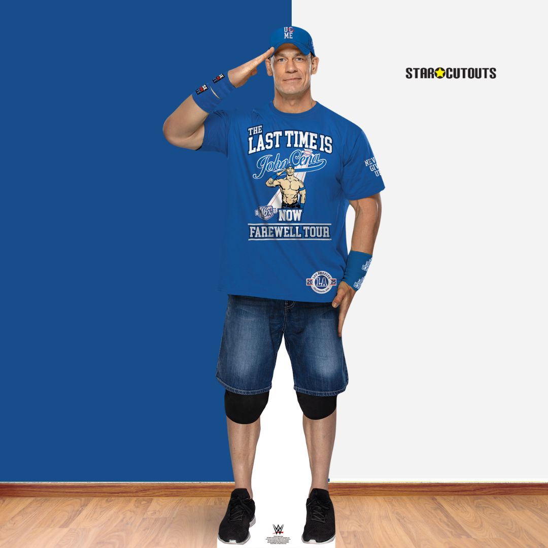 SC4552 John Cena Farewell Tour Blue Shirt Cardboard Cut Out Height 186cm – product image 2