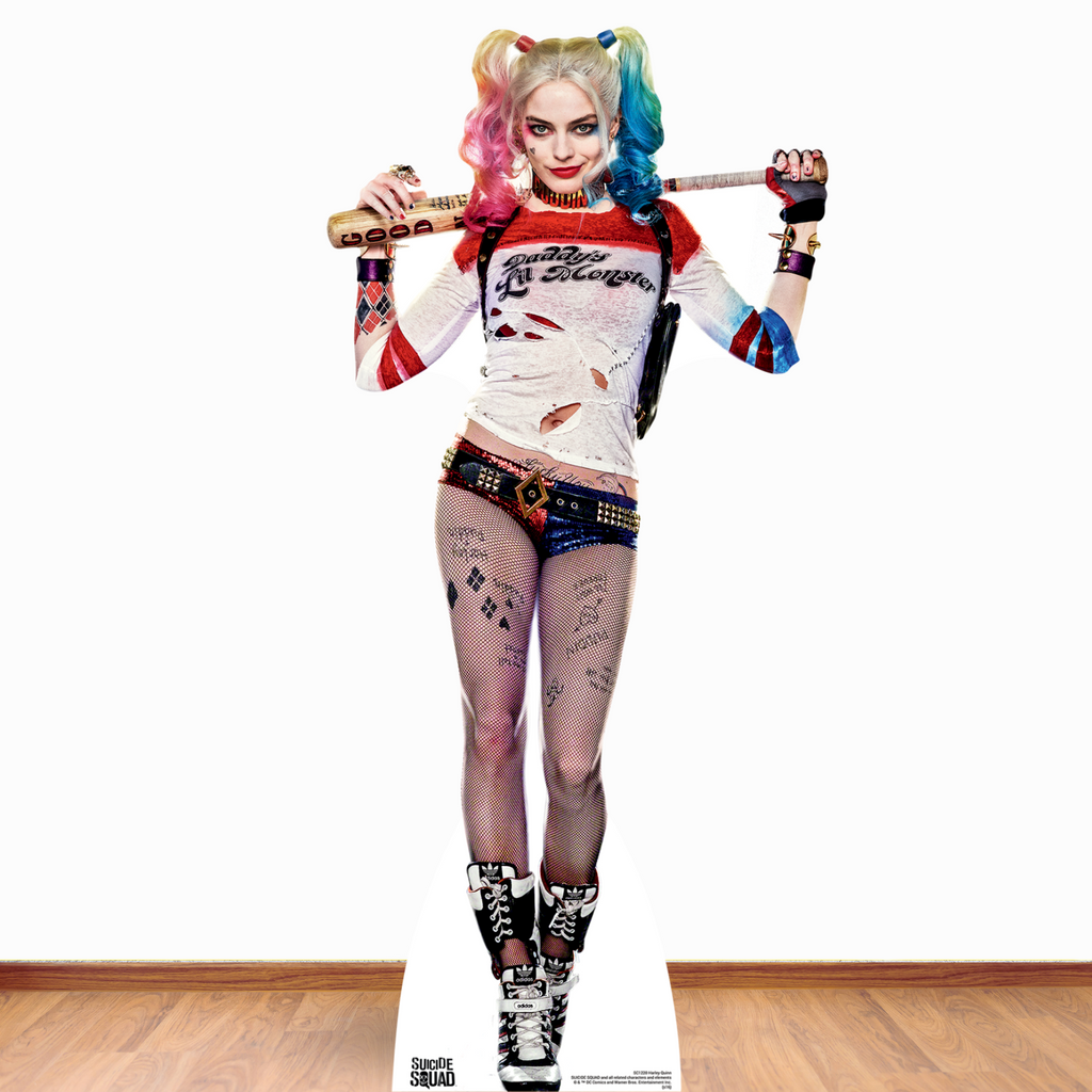 SC1220 Harley Quinn Margot Robbie Cardboard Cut Out Height 171cm – product image 1