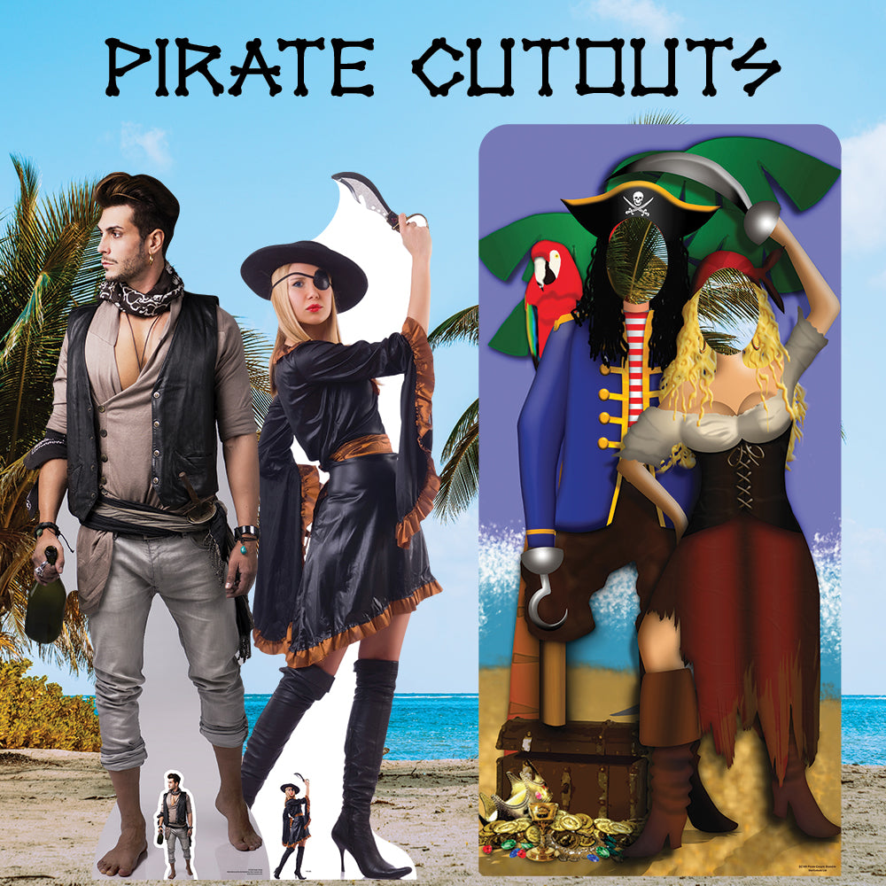 SC714 Pirate Stand In (child-sized) Cardboard Cut Out Height 120cm – product image 6