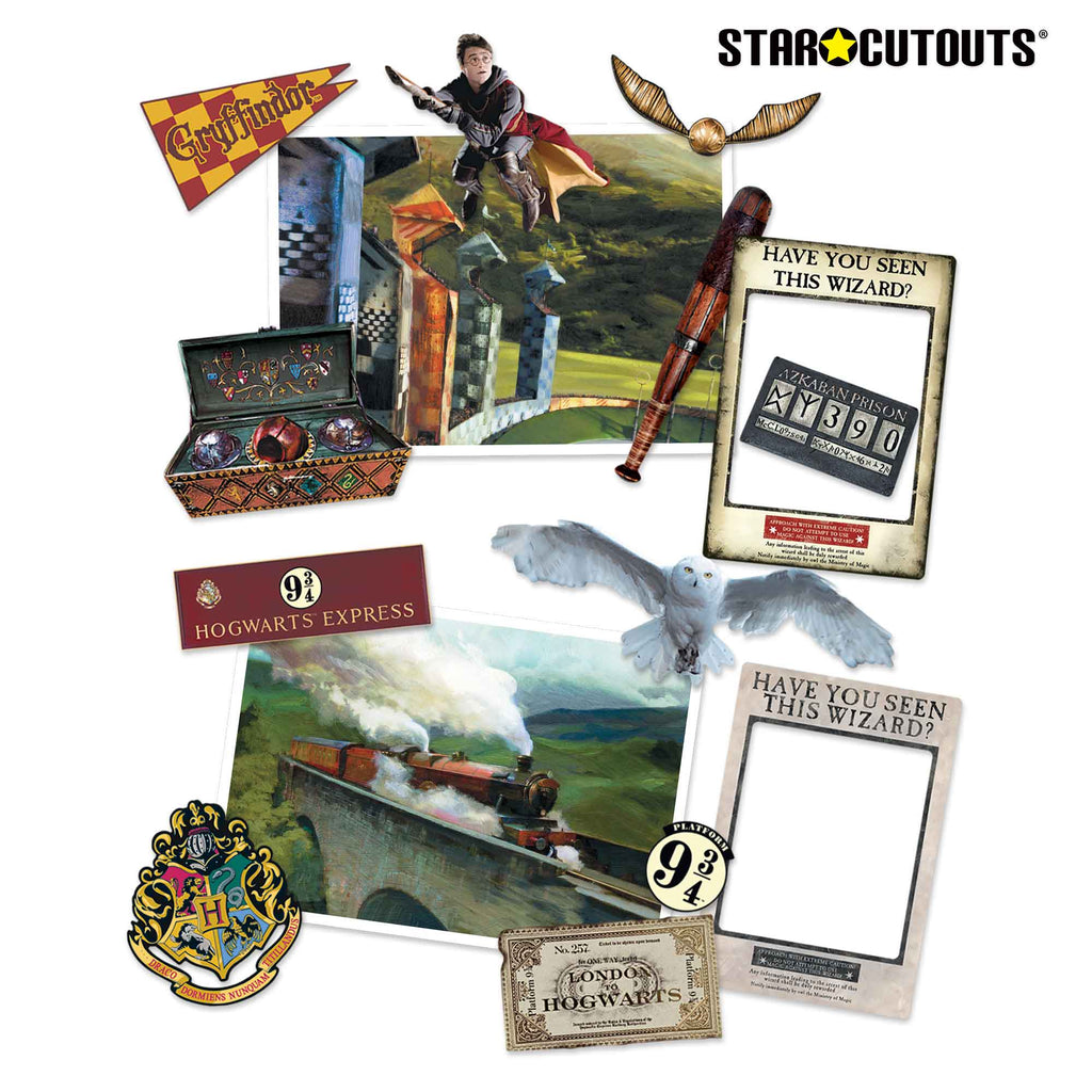 RD020 Harry Potter Room Decor Pack 15 PCs Includes Golden Snitch, Prisoner of Azkaban Selfie Frame, Hogwarts Express Ticket & More – product image 4