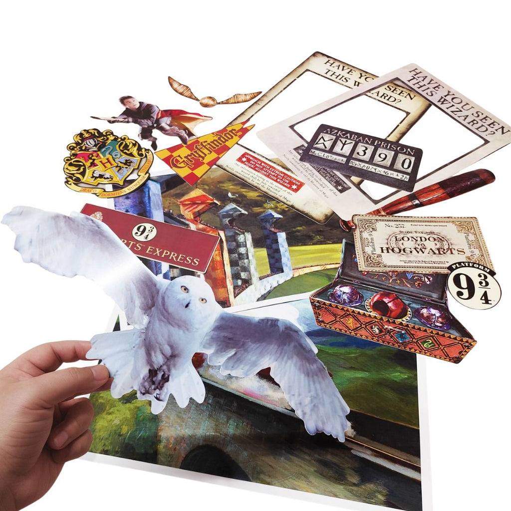 RD020 Harry Potter Room Decor Pack 15 PCs Includes Golden Snitch, Prisoner of Azkaban Selfie Frame, Hogwarts Express Ticket & More – product image 1