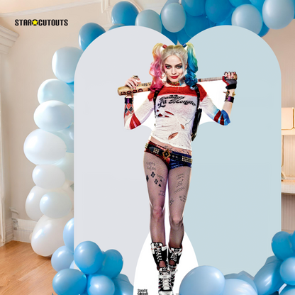 SC1220 Harley Quinn Margot Robbie Cardboard Cut Out Height 171cm