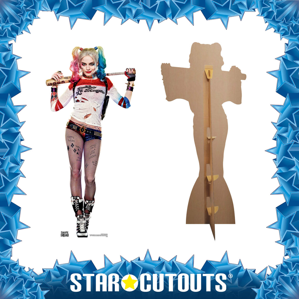 SC1220 Harley Quinn Margot Robbie Cardboard Cut Out Height 171cm – product image 4