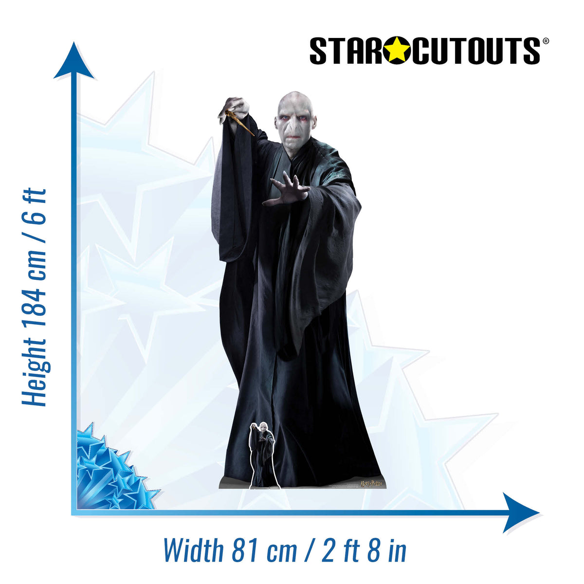 SC1468 Lord Voldemort Ralph Fiennes Large Cardboard Cutout – product image 2