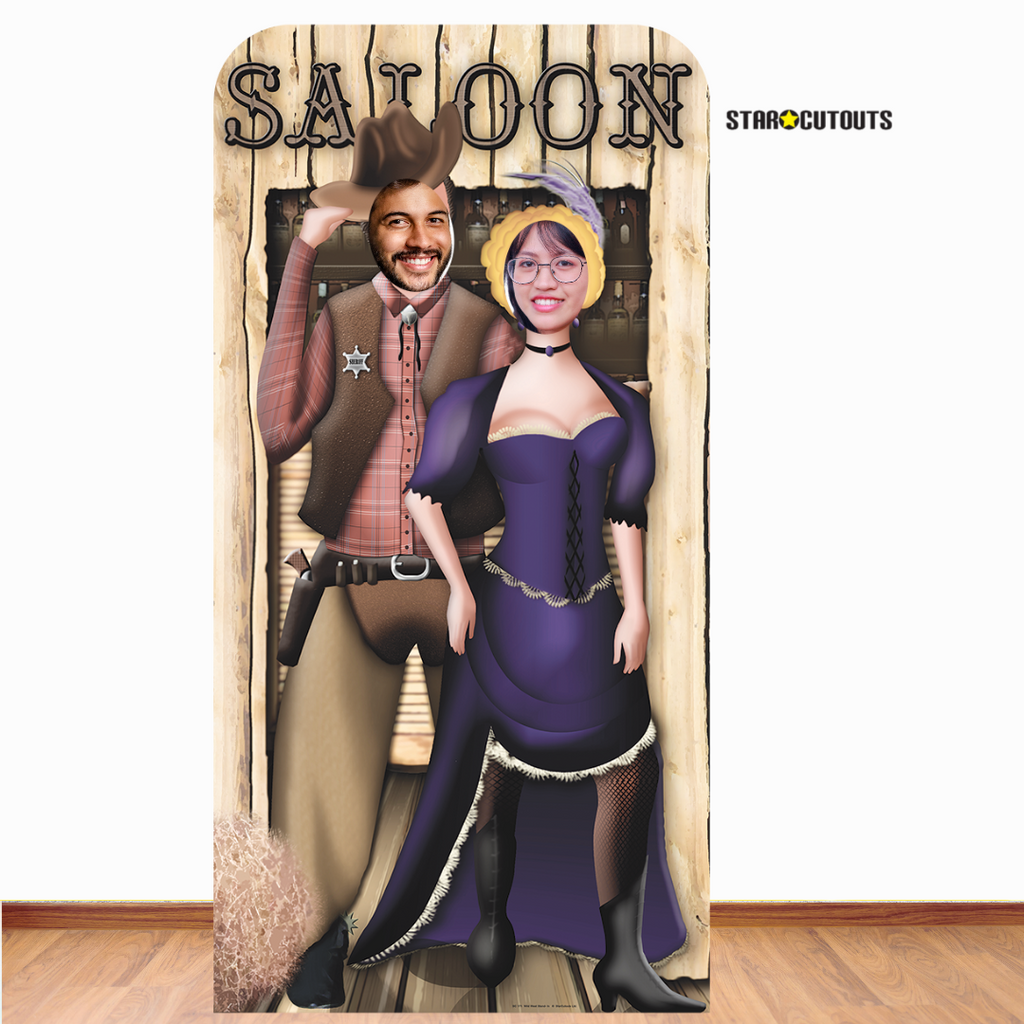 SC171 Wild West Stand In Cardboard Cut Out Height 186cm – product image 2