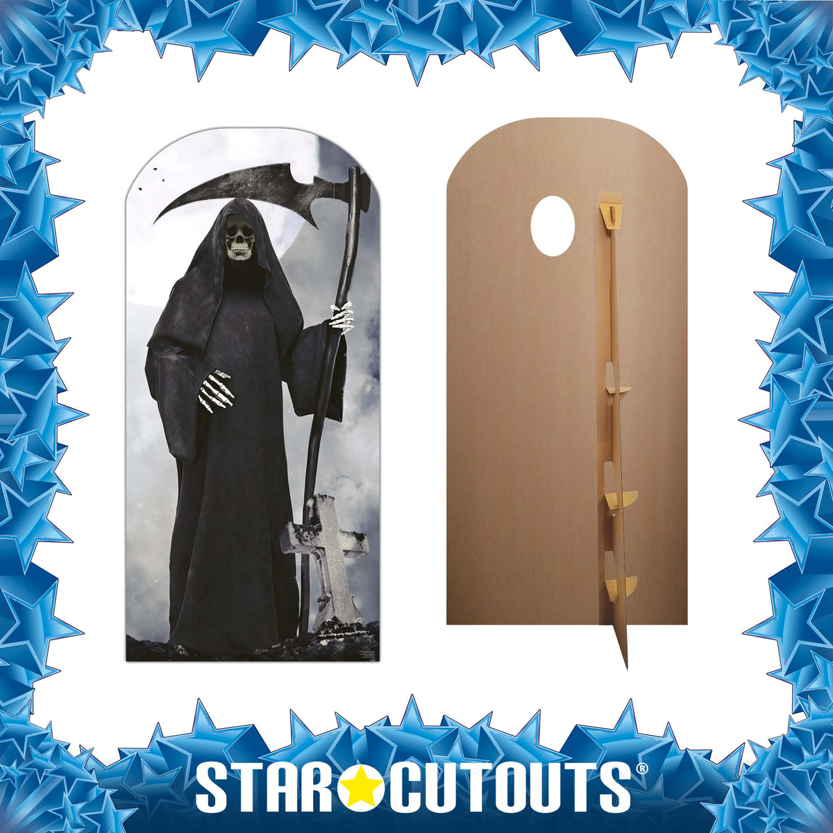 SC4226 Grim Reaper Stand In Cardboard Cut Out Height 190cm – product image 4