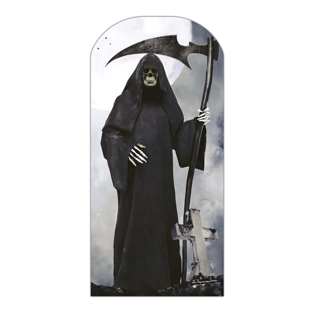 SC4226 Grim Reaper Stand In Cardboard Cut Out Height 190cm – product image 2