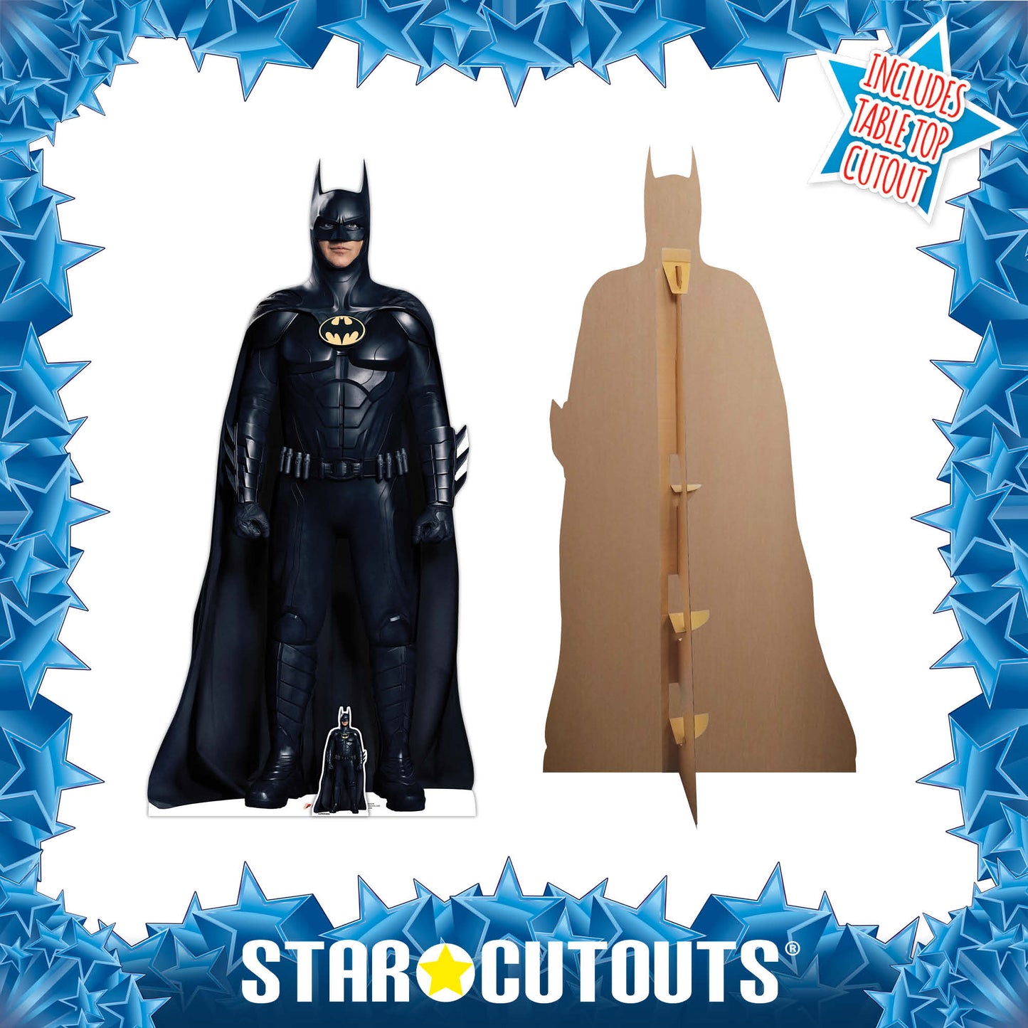 SC4269 Batman Michael Keaton The Flash Live Action Cardboard Cut Out Height 185cm