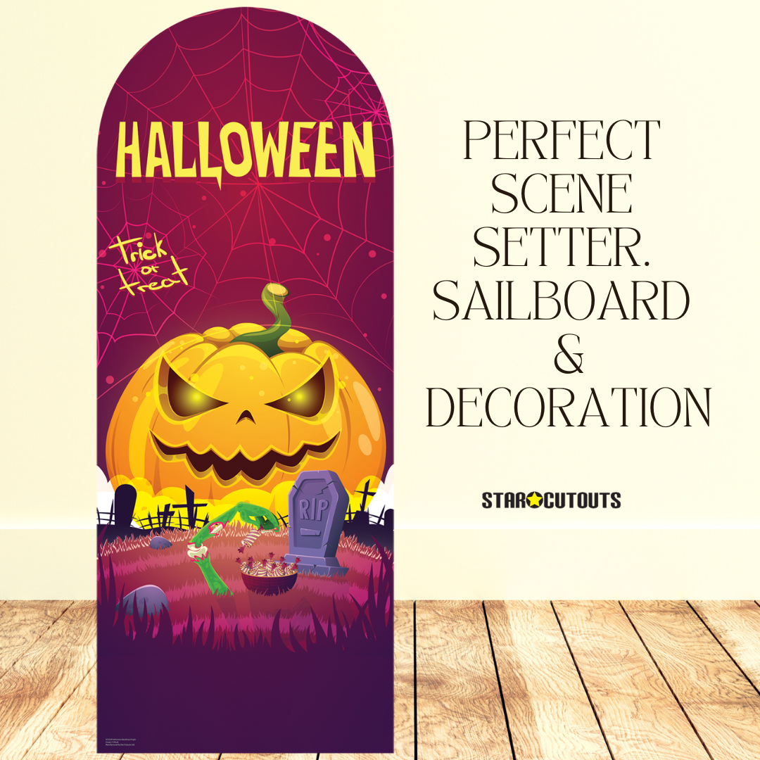 SC4329 Halloween Backdrop Single Cardboard Cut Out Height 194cm – product image 3