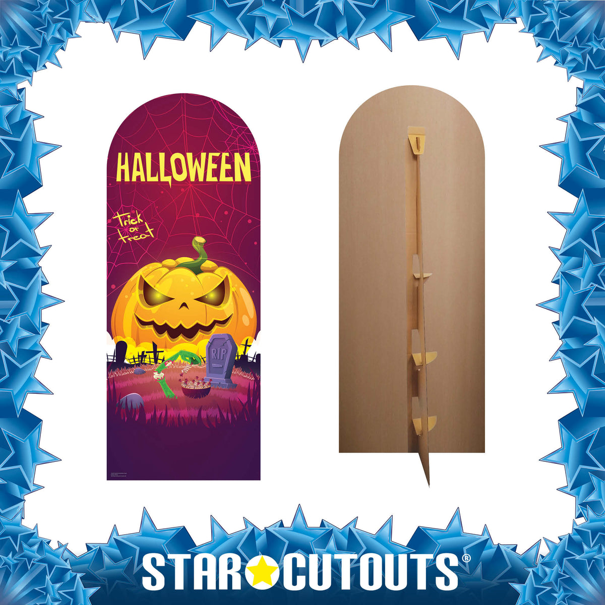 SC4329 Halloween Backdrop Single Cardboard Cut Out Height 194cm – product image 4