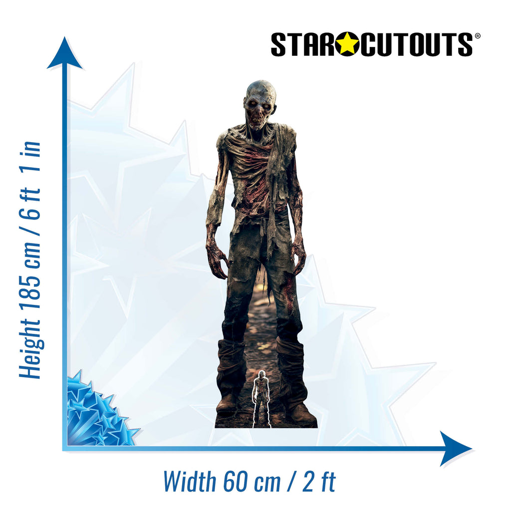 SC4352 Zombie Skeleton Cardboard Cut Out Height 185cm – product image 2