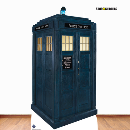 SC4391 TARDIS Police Box Doctor Who  Cardboard Cut Out Height 173cm Doctor Who Cardboard Cutouts | Life Size Characters UK