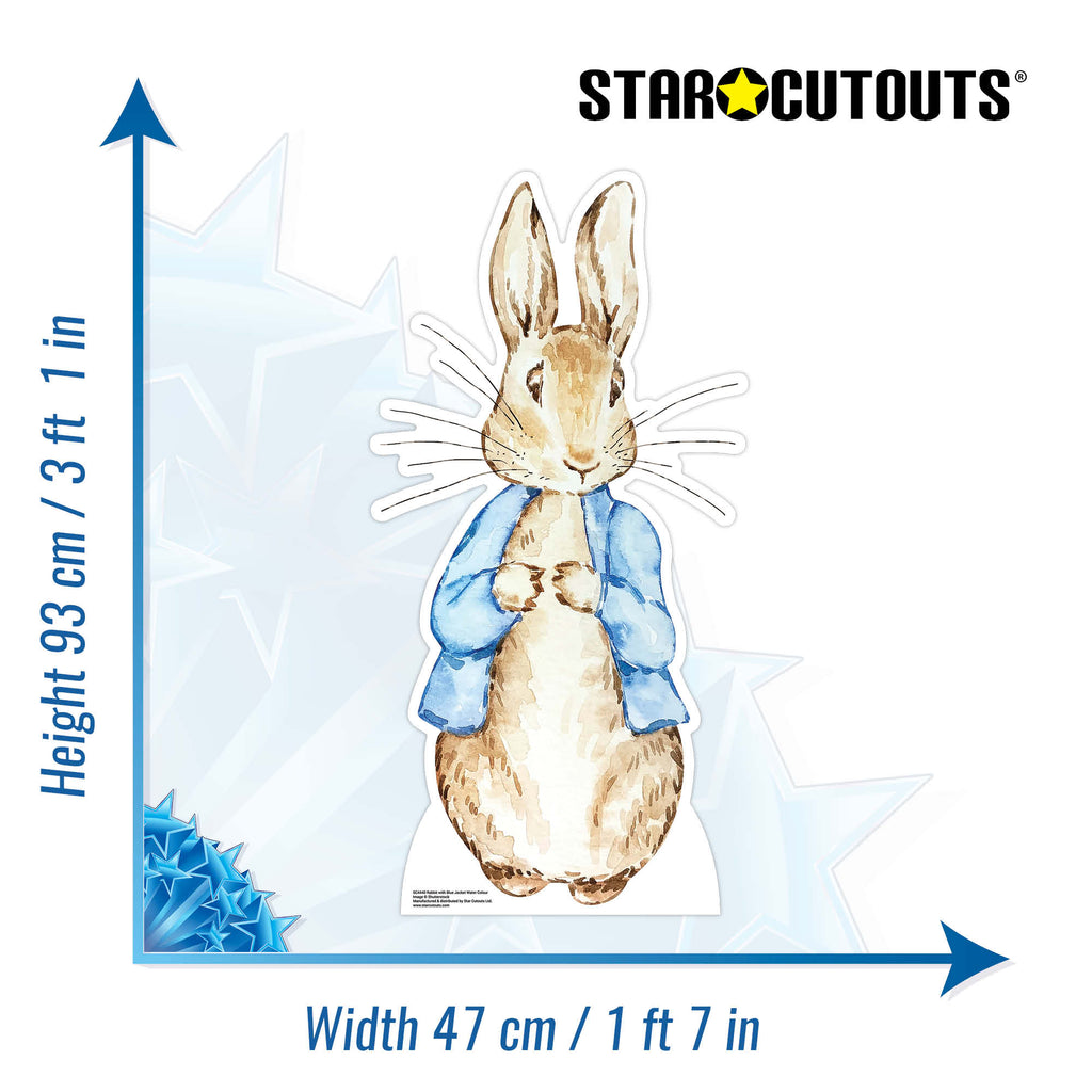 SC4440 Rabbit Blue Jacket Cardboard Cut Out Height 93cm – product image 2
