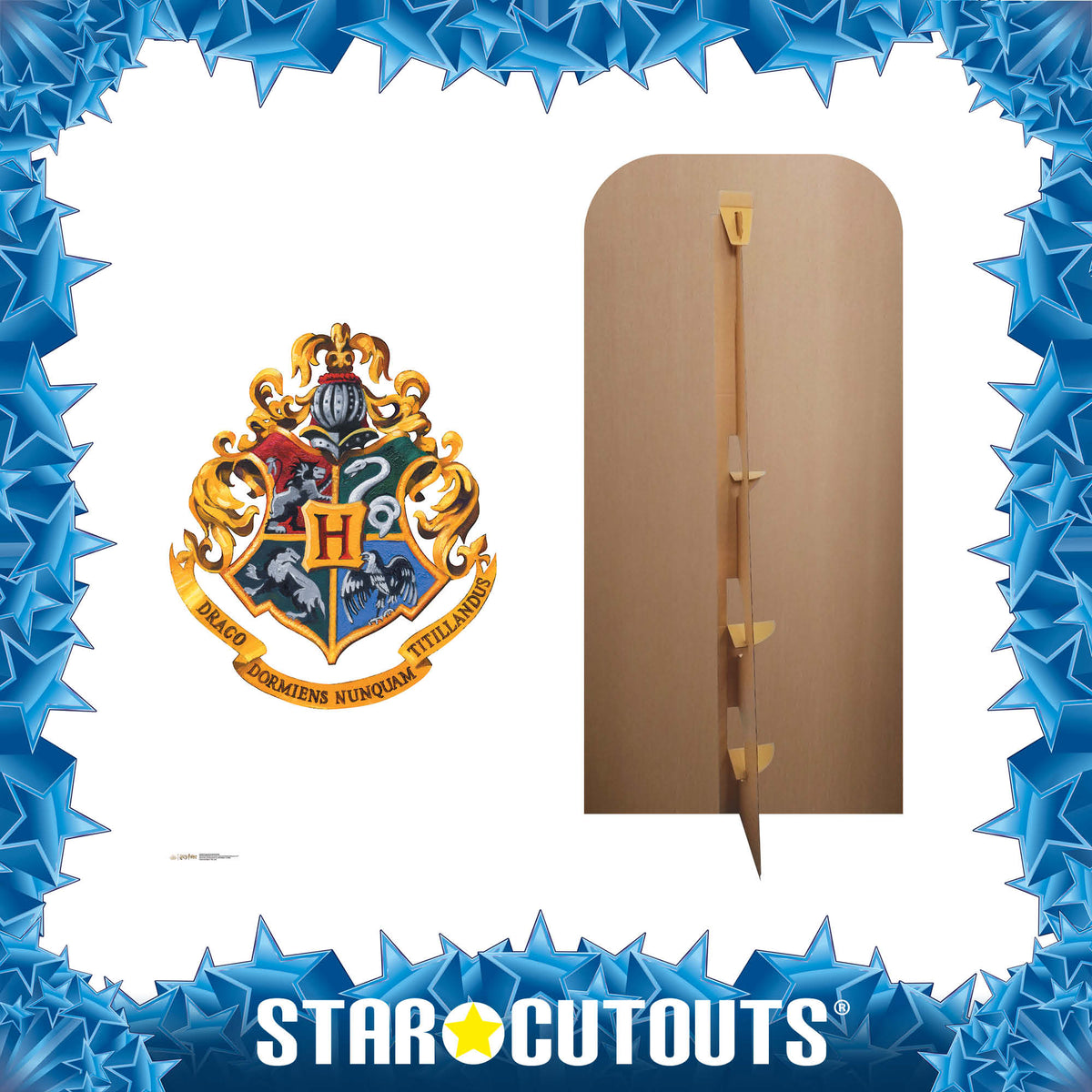 SC4450 Hogwarts Crest Backdrop - Sailboard Harry Potter Cardboard Cut Out Height 193cm – product image 4