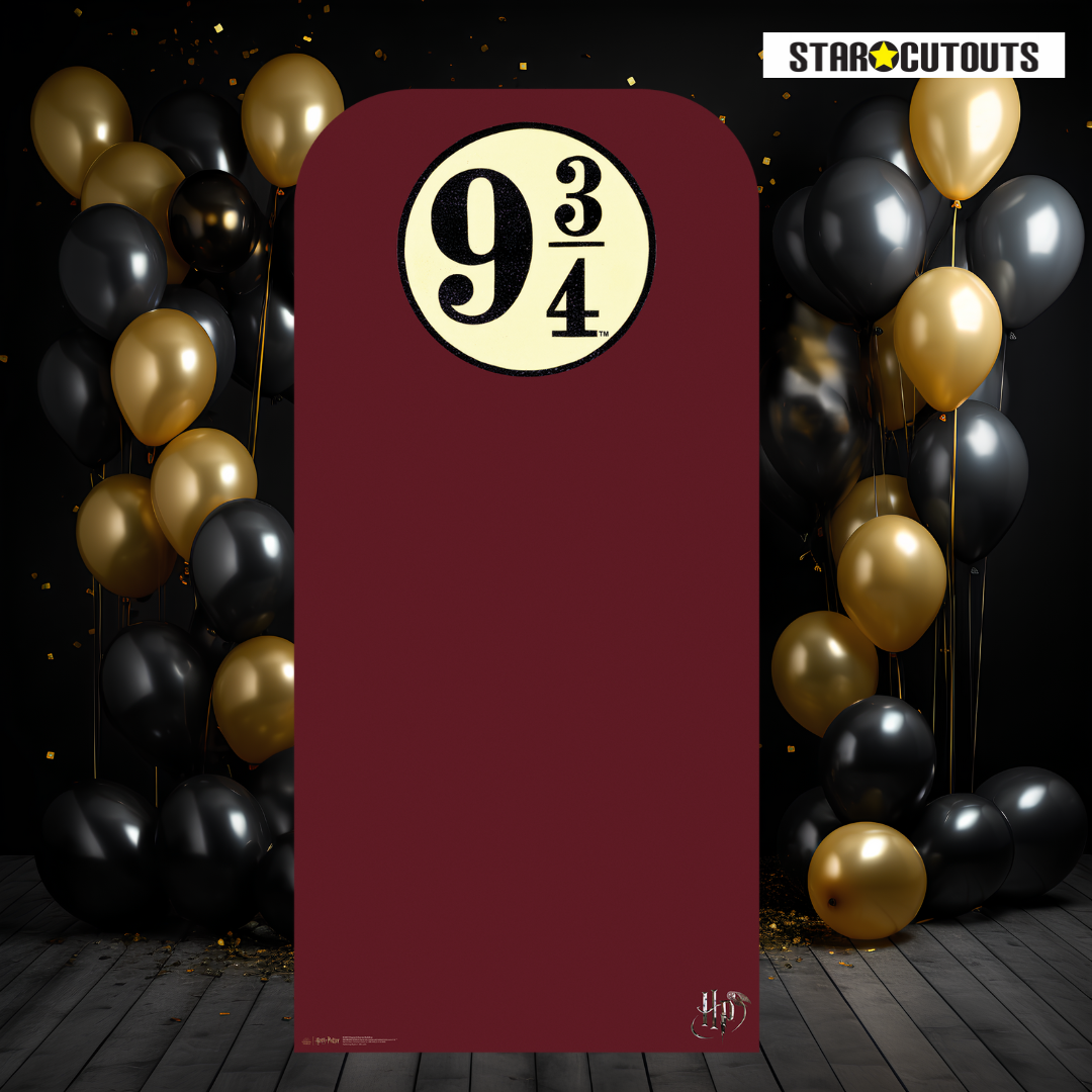 SC4451 Hogwarts Express Platform 9¾ Harry Potter Backdrop - Sailboard Cardboard Cut Out Height 193cm – product image 3