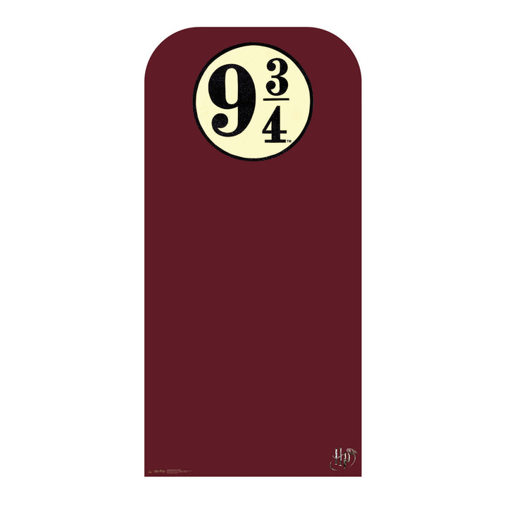 SC4451 Hogwarts Express Platform 9¾ Harry Potter Backdrop - Sailboard Cardboard Cut Out Height 193cm – product image 1