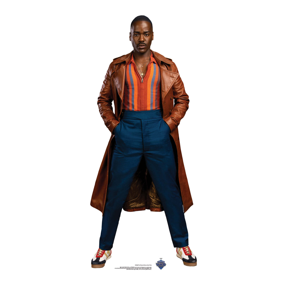 SC4462 15th Doctor Who Ncuti Gatwa Star Mini Cardboard Cut Out Height 91cm – product image 1