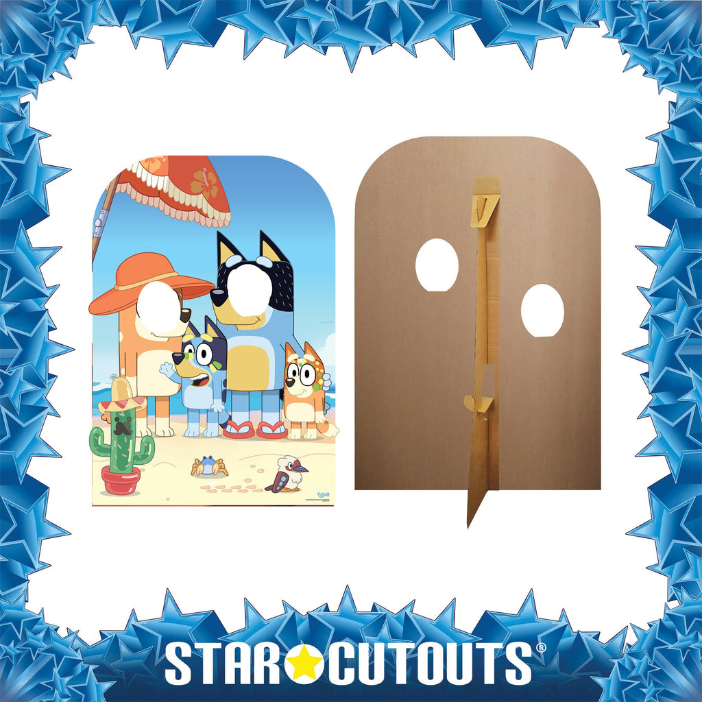 SC4534 Bluey On-Beach Stand In Cardboard Cut Out Height 131cm – product image 3