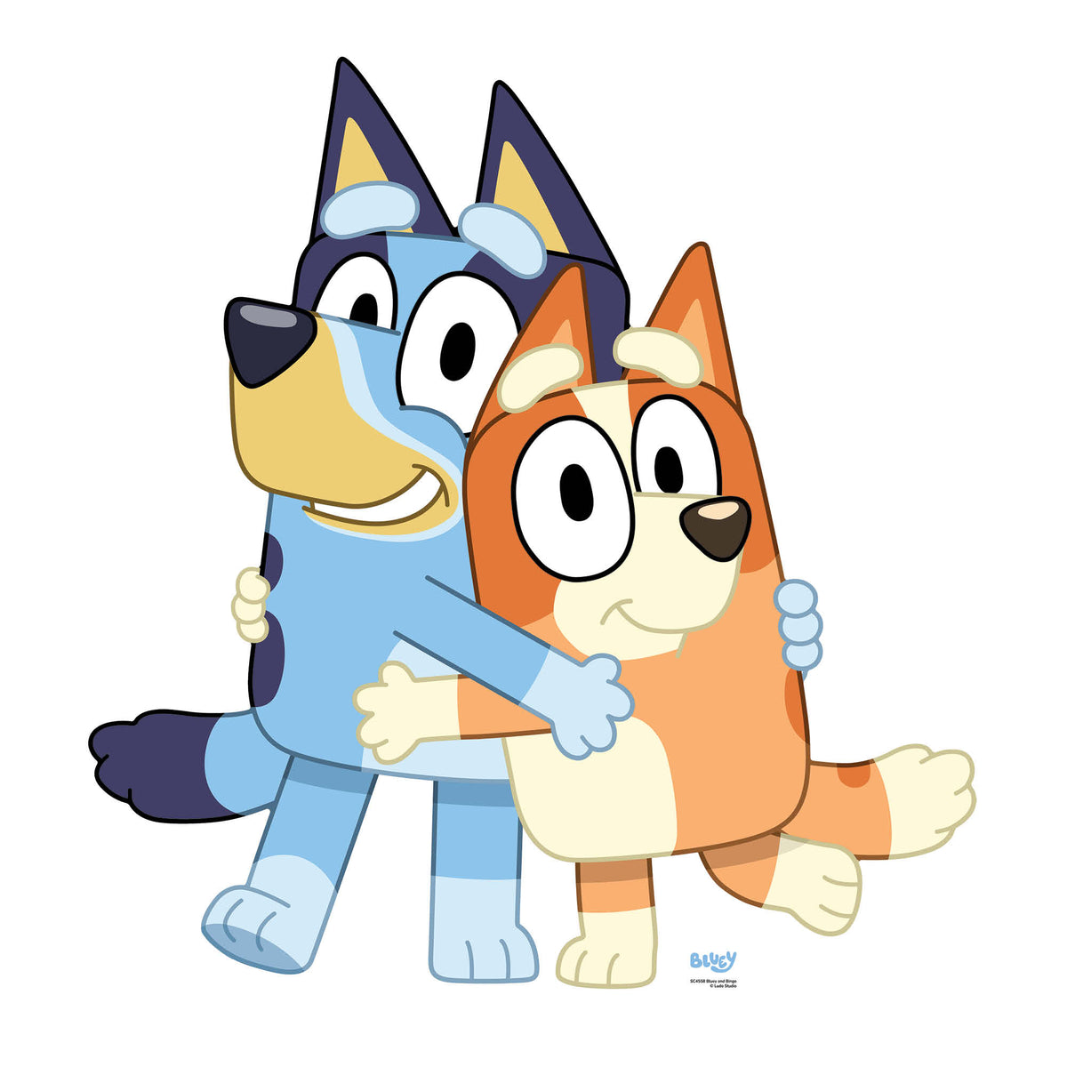 SC4558 Bluey and Bingo Cardboard Cut Out Height 91cmBluey Cardboard Cutout UK | Life Size Party Decoration