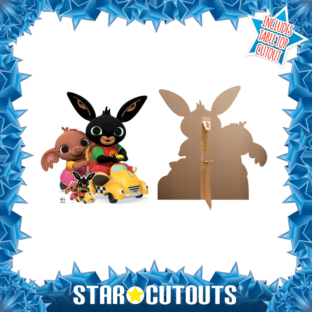 SC4591 Bing Bunny & Sula In Car Cardboard Cut Out Height 96cm – product image 6