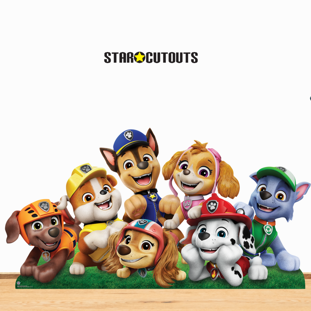 SC4601 Paw Patrol Group Shot Wide Cardboard Cut Out Height 94cm Cardboard Cutouts for Birthday Parties | All Ages UK – product image 1