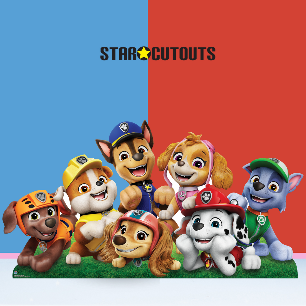 SC4601 Paw Patrol Group Shot Wide Cardboard Cut Out Height 94cm Cardboard Cutouts for Birthday Parties | All Ages UK – product image 3