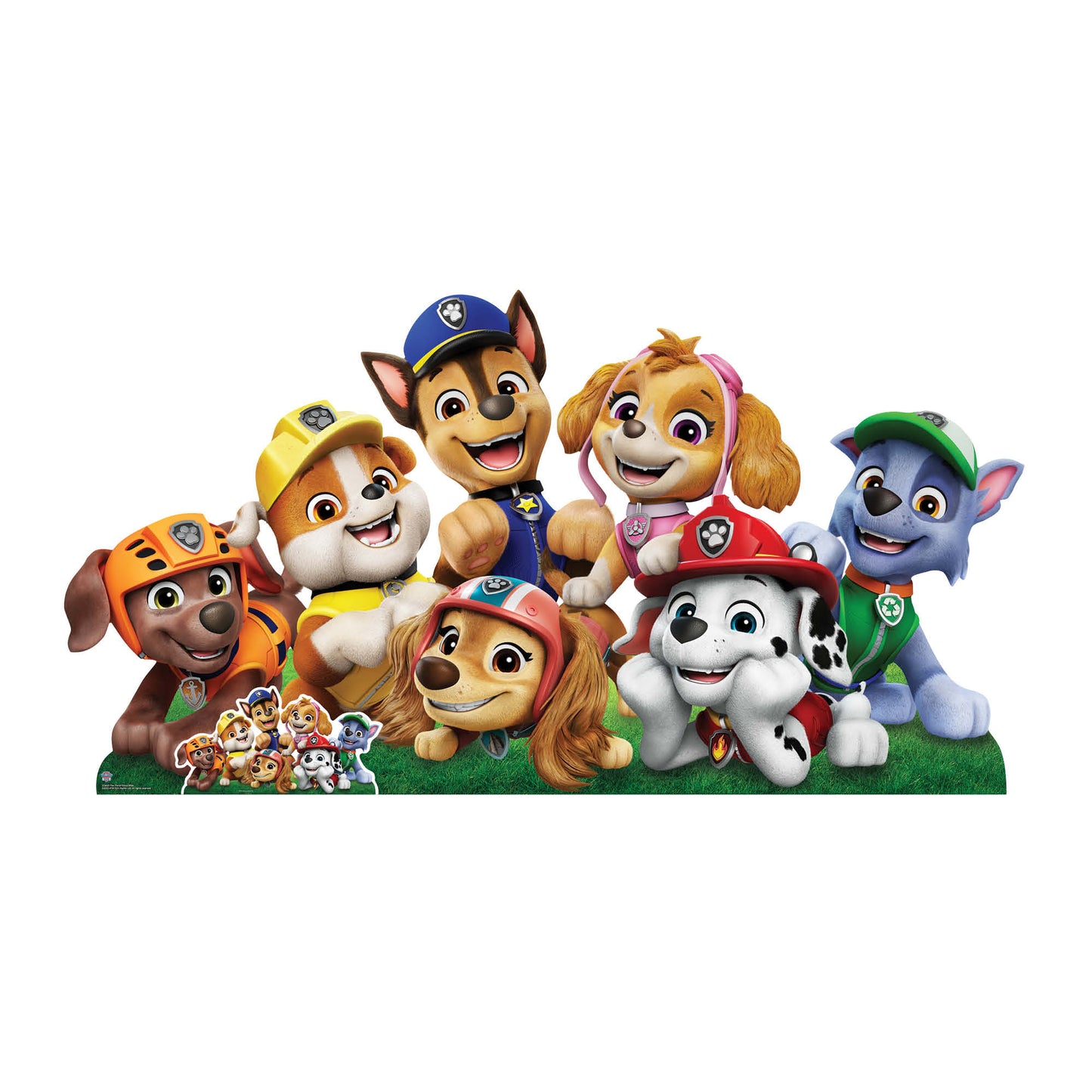 SC4601 Paw Patrol Group Shot Wide Cardboard Cut Out Height 94cm Cardboard Cutouts for Birthday Parties | All Ages UK